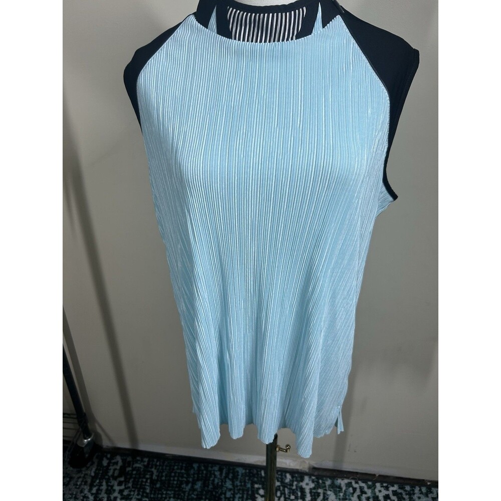 Jamie Sadock Women's Pullover Size XL Multocolor High Neckline Sleeveless 251